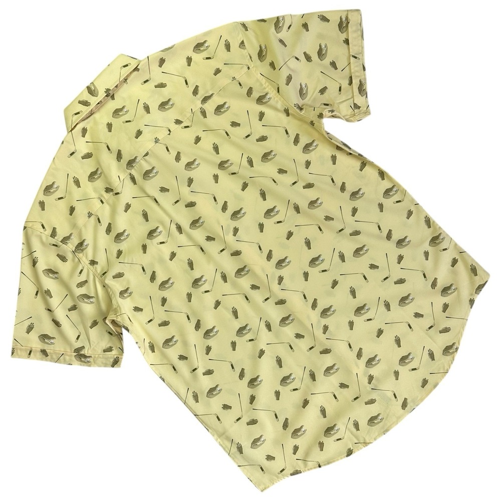 RSVLTS Golf Happy Gilmore Breakfast Balls Button Shirt Men Large Play for Chubbs - Picture 5 of 10